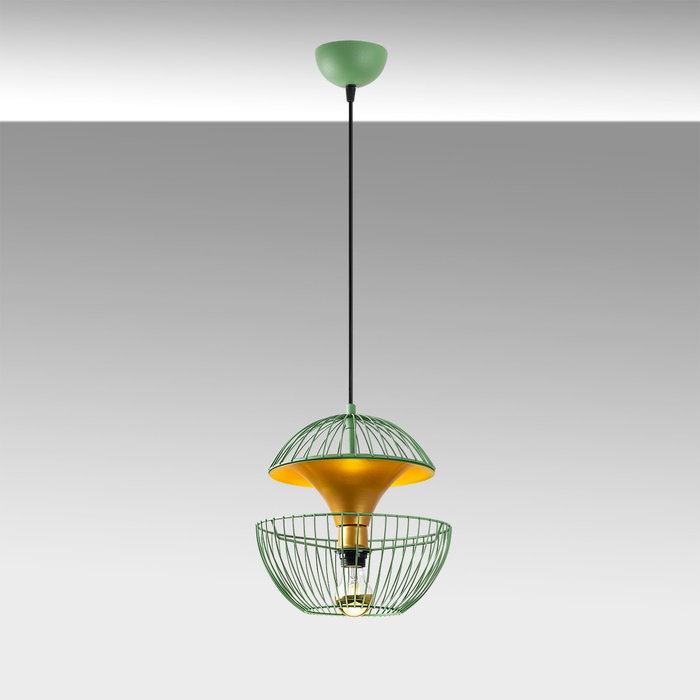 Opviq Lámpara de araña Telmander - 11430 Verde